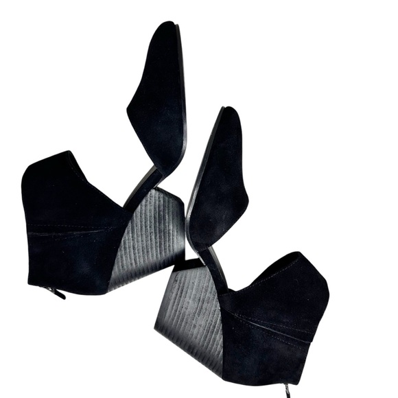 Eileen Fisher Black Mina Suede Shoes SZ 9 - Picture 8 of 12